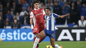 Pau Víctor e Alberto durante o FC Porto-Sp. Braga 