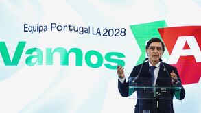 O presidente do CPP, José Lourenço, na apresentação dos protocolos com a TAP