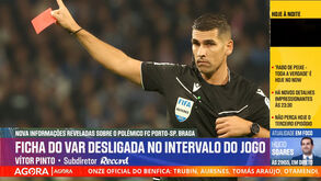 Vítor Pinto: «Se a bateria dura mais uns minutos, o corte no sistema VAR acontecia durante a 2.ª parte do FC Porto-Sp. Braga...»