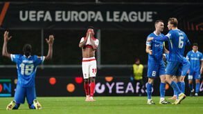 Braga perde com Genk por 3-4 num jogo com erros individuais na Liga Europa
