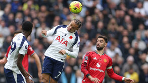 Bruno Fernandes no Tottenham-Manchester United