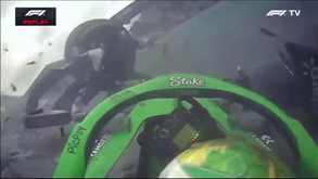 A 339km/h e uma força de 57G: o arrepiante despiste de Gabriel Bortoleto na 'sprint' do GP de São Paulo