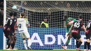 Momento no Parma-Milan