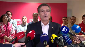 Noronha Lopes acabou de assumir a derrota nas eleições do Benfica