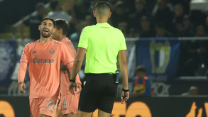 Alan Varela durante o Famalicão-FC Porto