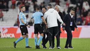 José Mourinho no final do Benfica-Casa Pia
