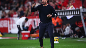 Gonçalo Brandão orgulhoso com empate na Luz: «Os rapazes aguentaram-se bem»