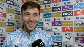 Nico González, médio do Manchester City, em declarações à DAZN Portugal