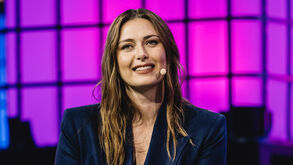 Maria Sharapova na Web Summit, em Lisboa