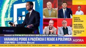 Vítor Pinto e as 'linhas vermelhas' de Proença: «Devem ser impossíveis de ultrapassar como a Muralha da China» 