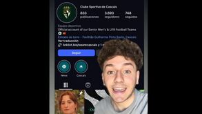 Insólito: influencer argentino quer juntar 10 mil pessoas nas plataformas streaming... para ver um jogo do Cascais