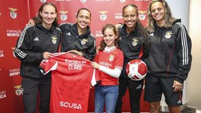 Clara com Marit Lund, Carissa Boeckmann, Salomé Prat e Rute Costa 