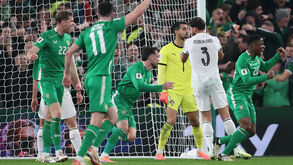 Irlanda vence Portugal por 2-0 em jogo de qualificação para o Mundial