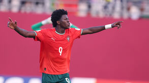 Anísio Cabral marcou dois golos contra a Bélgica no Mundial Sub-17