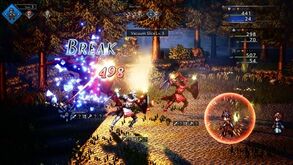 Octopath Traveler com Vacuum Slice em destaque