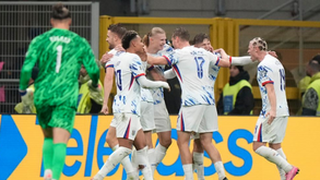 Haaland celebra mais um golo frente à Itália na qualificação para o Mundial'2026