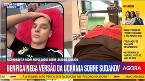 Benfica e Ucrânia com versões completamente diferentes sobre a lesão de Sudakov