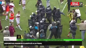 Jogo na Argentina termina com cenas brutais de pancadaria e polícia de choque tem de intervir