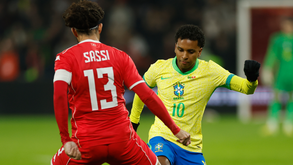 Rodrygo em ação frente à Tunísia