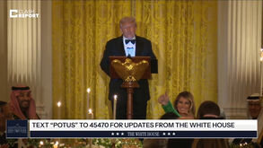 Trump não sabia ao certo onde estava Cristiano Ronaldo, alguém apontou logo para CR7 e ouviram-se palmas