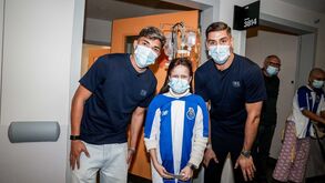 William Gomes e Cláudio Ramos alegraram tarde das crianças internadas