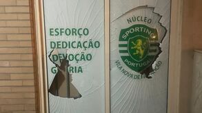 Núcleo do Sporting de Vila Nova de Famalicão vandalizado durante jogo de futsal