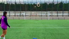 Remate perfeito ou Inteligência Artificial? O gesto fabuloso que Kika Nazareth partilhou