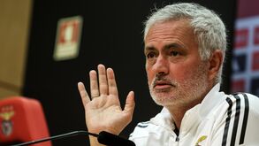 José Mourinho em conferência de imprensa