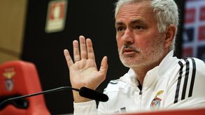 José Mourinho em conferência de imprensa