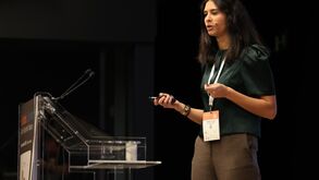 Teresa Muller e Sousa discursou no Estádios Summit, em Madrid