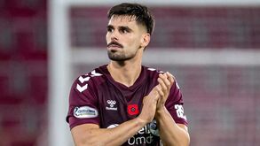 Cláudio Braga, jogador do Hearts