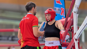 Raúl Lemos, aqui com Catarina Dias, alerta para a situação atual da modalidade