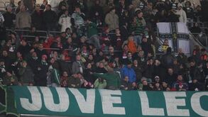 Adeptos do Sporting na última visita ao Bayern Munique, na Allianz Arena