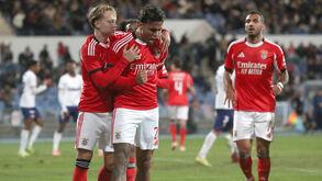 Richard Ríos inaugurou o marcador no Atlético-Benfica