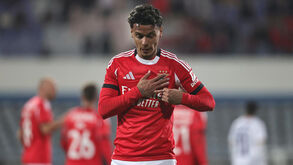 Richard Ríos estreou-se a marcar com a camisola do Benfica