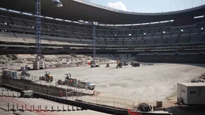 Estádio Azteca em obras já a pensar no Mundial'2026