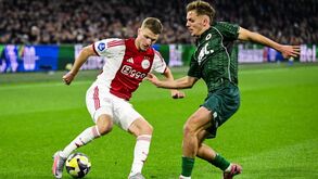 À atenção do Benfica: Ajax regista terceira derrota consecutiva