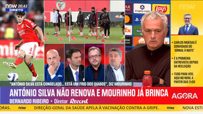 António Silva congelado: o comentário de Mourinho e a resposta de Bernardo Ribeiro ao treinador do Benfica