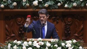 Flores geram polémica no Parlamento: André Ventura retira cravos vermelhos e diz que 'o dia é de rosas brancas'