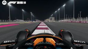 Corrida noturna de F1 25 da EA Sports
