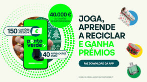 Campanha de Natal da Ponto Verde dá prémios de 40 mil euros na app