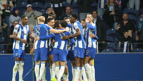 Jogadores do FC Porto celebram