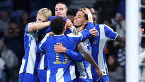 Jogadores do FC Porto celebram