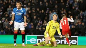 Resultado incerto no jogo Rangers-Sp. Braga na Liga Europa