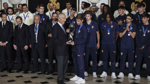 Seleção Nacional de sub-17 recebida por Marcelo Rebelo de Sousa