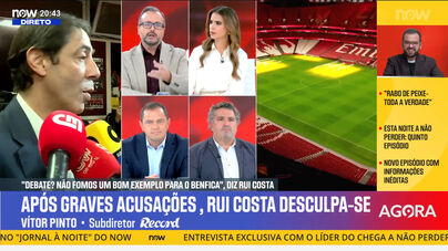 Vítor Pinto e as eleições no Benfica: «Rui Costa vai ganhar com relativa facilidade, nunca abaixo dos 60 por cento»