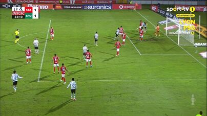 A insistência deu frutos: Catamo cruzou e Pote cabeceou para o empate do Sporting nos Açores