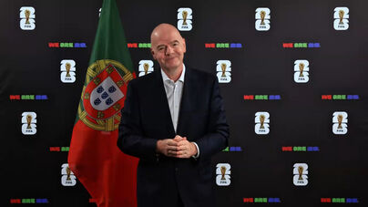 Infantino felicita Portugal por presença no Mundial'26: «Será esse o vosso ano?»