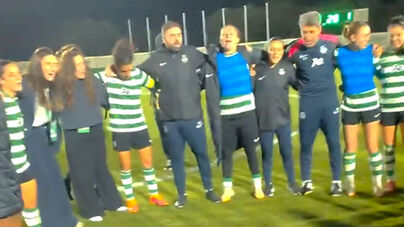 Da massa com café aos festejos efusivos: a vitória do Sporting na Europa Cup pelos olhos de Ana Capeta 