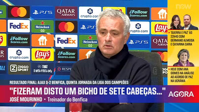 Mourinho: «Drama da situação é a derrota com o Qarabag. E acho que não precisamos de 12 pontos»